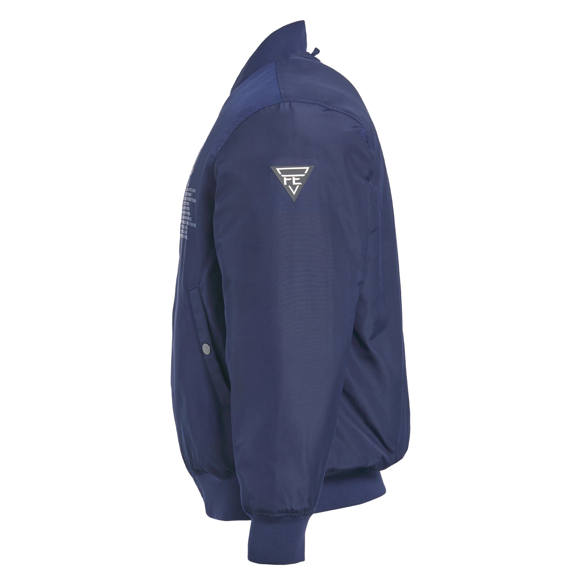 Veste bomber réversible zippée pour homme FE Mark Messier bleu marine/marine des Rangers de New York